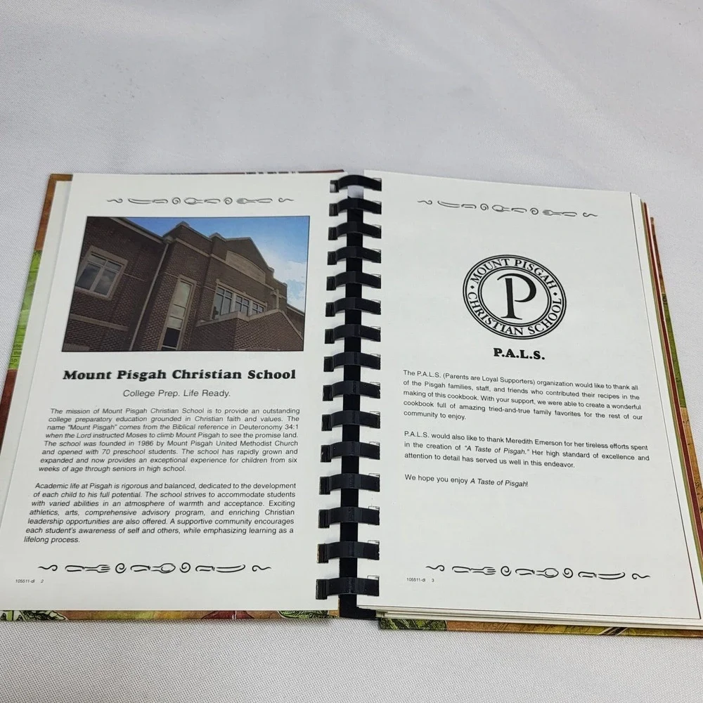 A Taste of Pisgah A‎ Collection Of Recipes Mount Pisgah Christian School Georgia